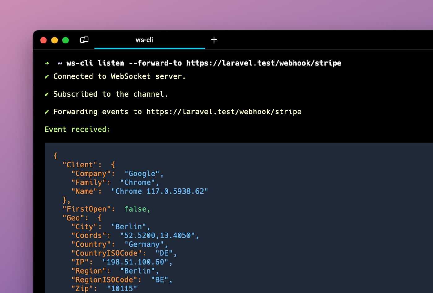 Webhook Simulator CLI Tool